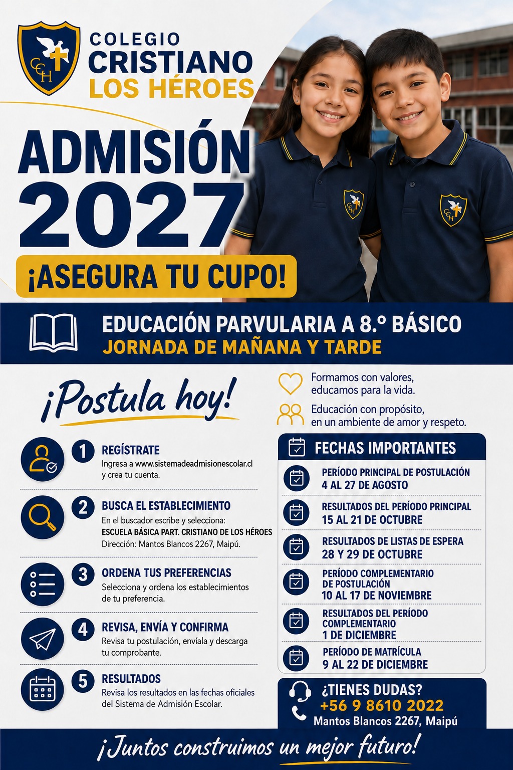 Admisión 2027